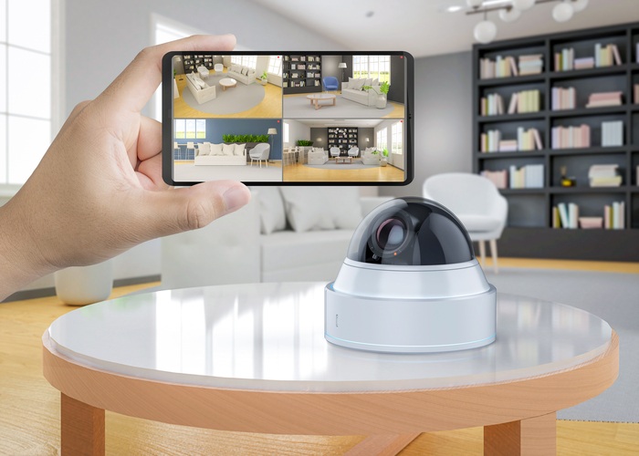 mini caméra de surveillance à distance sur smartphone