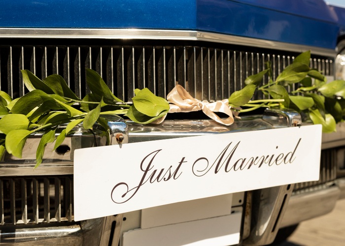 voiture de mariage