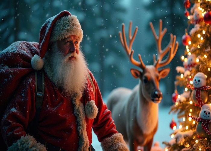 rennes du père Noël